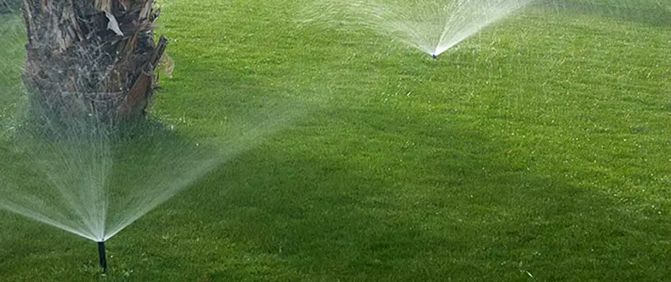 Irrigation system of a homeowner in Happy Valley that has been set for the proper amount of watering.